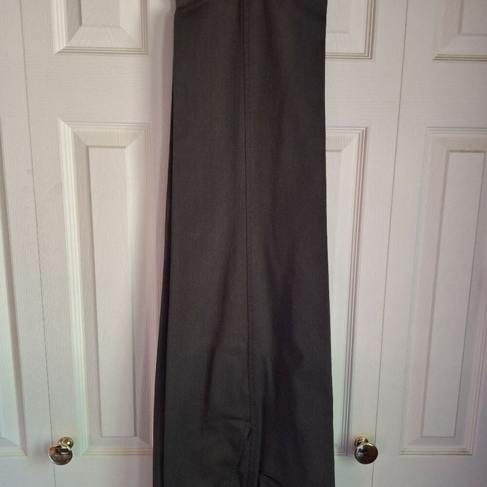 Towncraft Men's Dark Gray Dress Wrinkle Free Slacks Size 34 - Picture 3 of 7
